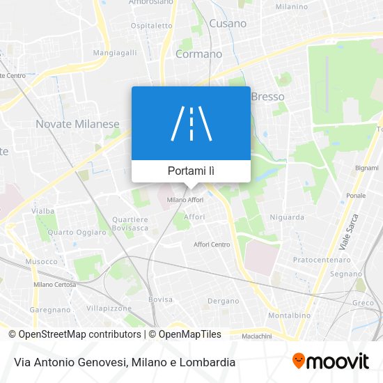 Mappa Via Antonio Genovesi