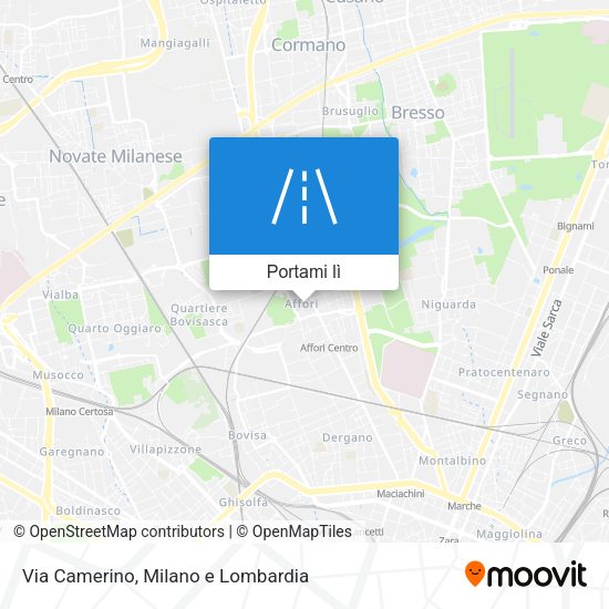 Mappa Via Camerino