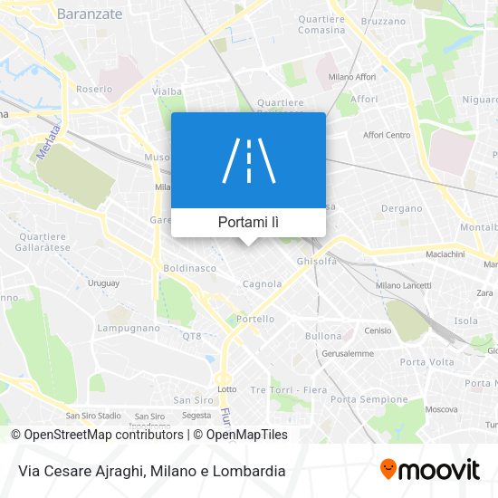 Mappa Via Cesare Ajraghi