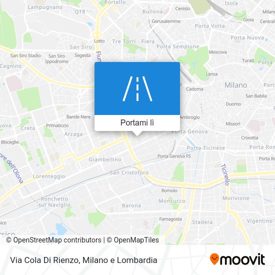Mappa Via Cola Di Rienzo