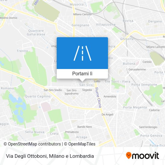 Mappa Via Degli Ottoboni