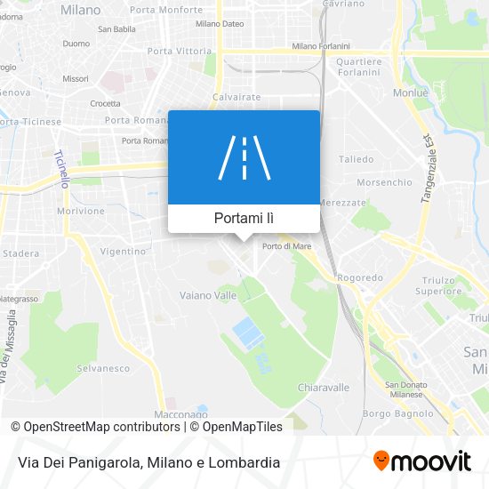Mappa Via Dei Panigarola