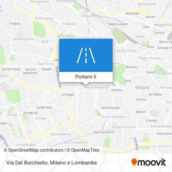 Mappa Via Del Burchiello