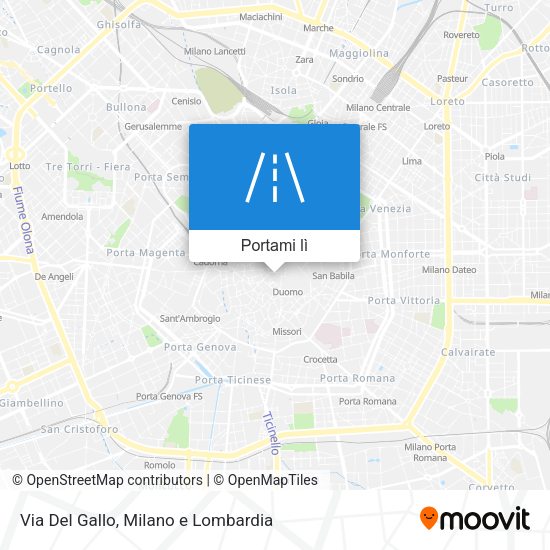 Mappa Via Del Gallo