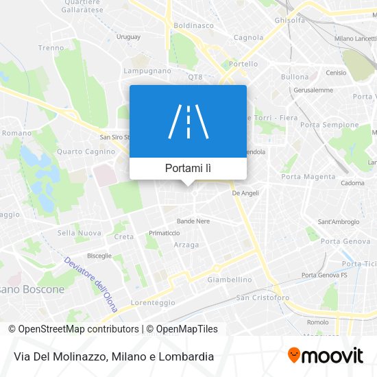Mappa Via Del Molinazzo