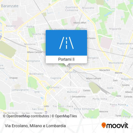 Mappa Via Ercolano
