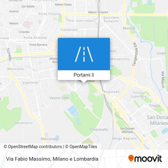Mappa Via Fabio Massimo