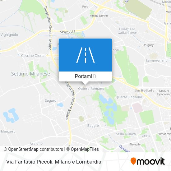 Mappa Via Fantasio Piccoli
