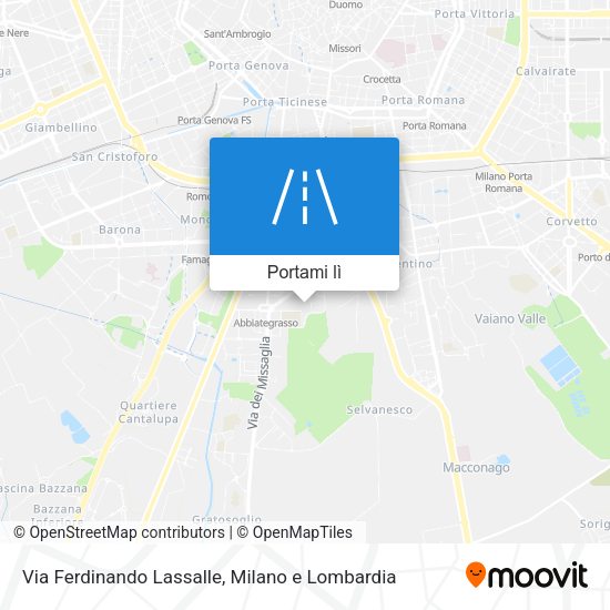 Mappa Via Ferdinando Lassalle