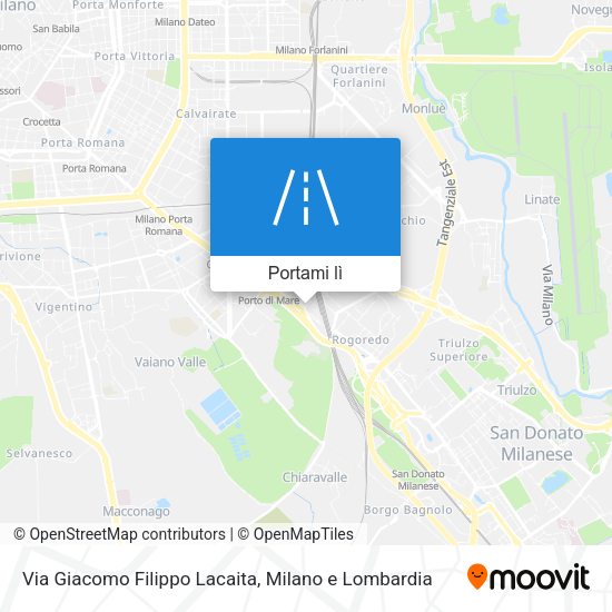 Mappa Via Giacomo Filippo Lacaita