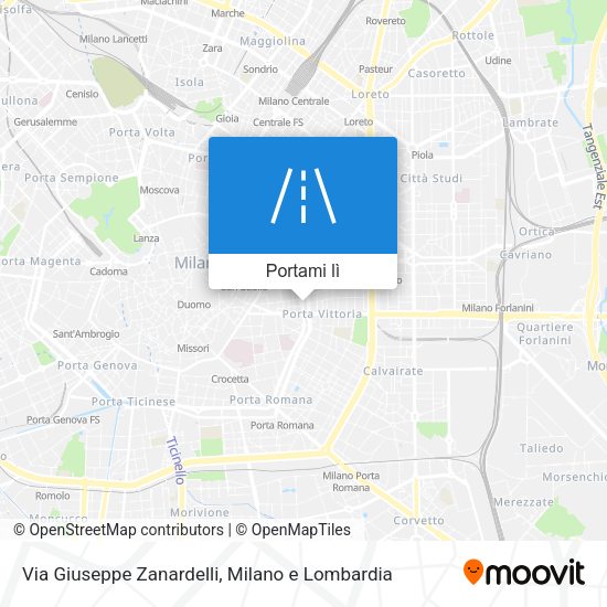 Mappa Via Giuseppe Zanardelli