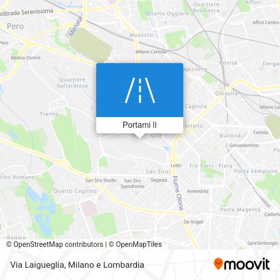 Mappa Via Laigueglia