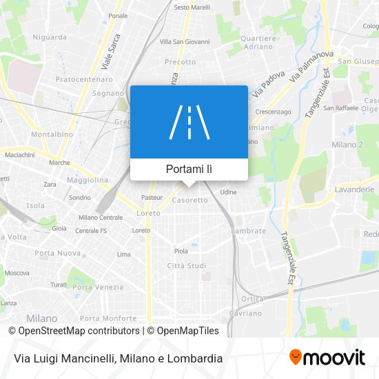 Mappa Via Luigi Mancinelli
