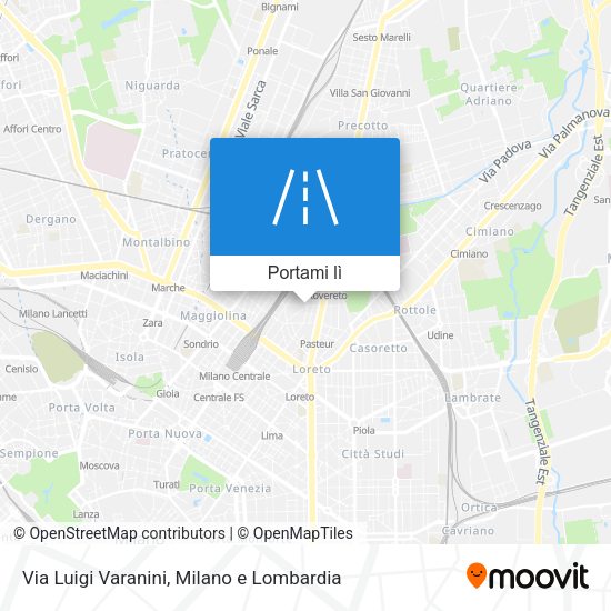 Mappa Via Luigi Varanini