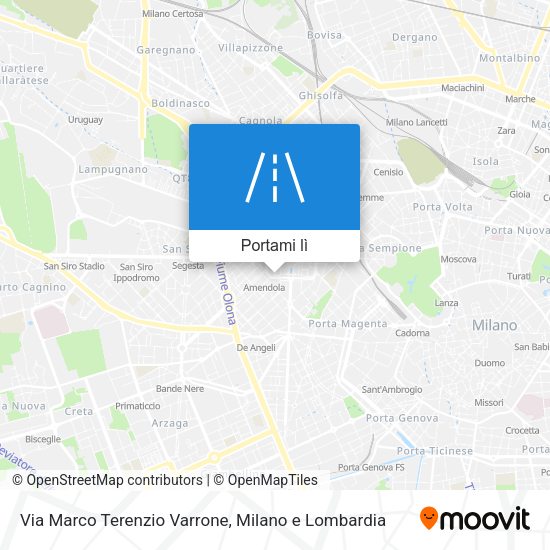 Mappa Via Marco Terenzio Varrone