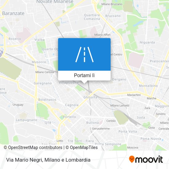 Mappa Via Mario Negri