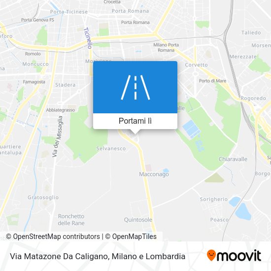Mappa Via Matazone Da Caligano