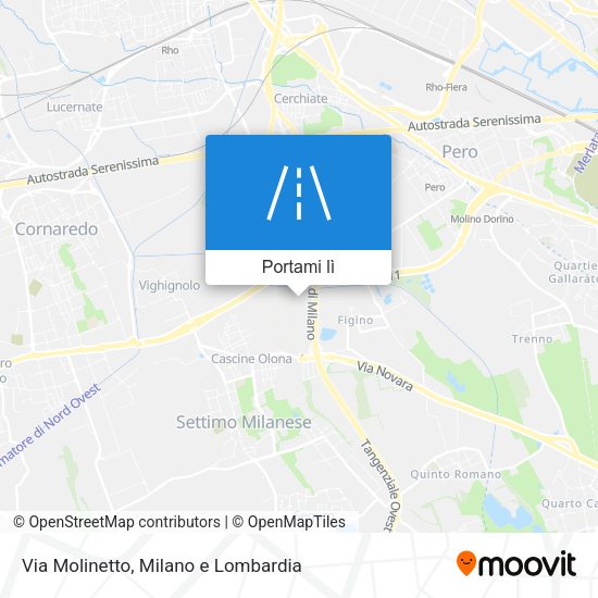 Mappa Via Molinetto