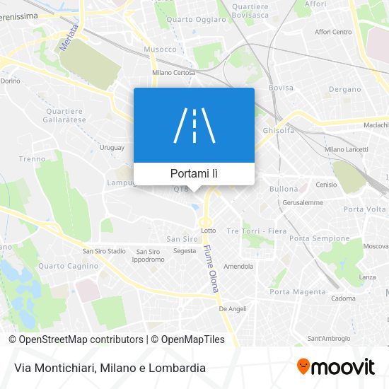 Mappa Via Montichiari