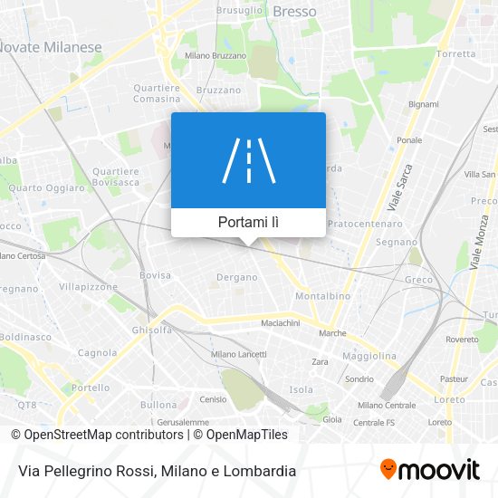Mappa Via Pellegrino Rossi