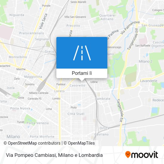 Mappa Via Pompeo Cambiasi