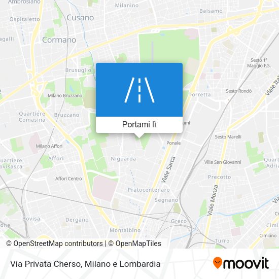 Mappa Via Privata Cherso