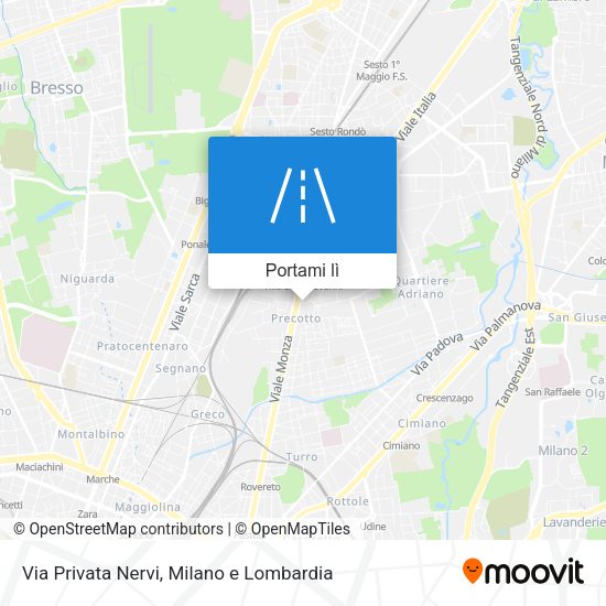 Mappa Via Privata Nervi