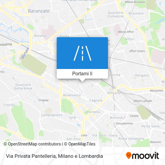 Mappa Via Privata Pantelleria