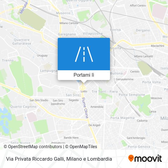 Mappa Via Privata Riccardo Galli