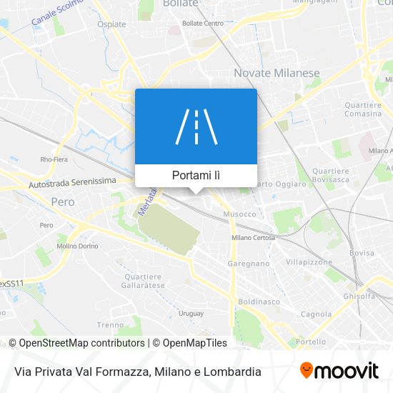 Mappa Via Privata Val Formazza