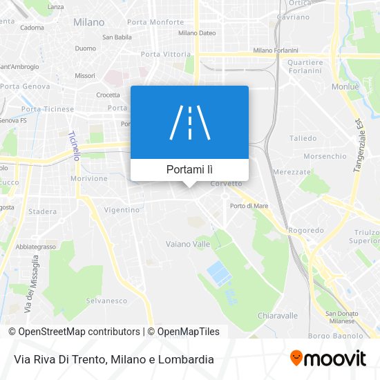 Mappa Via Riva Di Trento