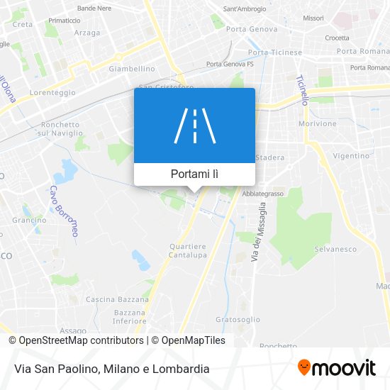 Mappa Via San Paolino