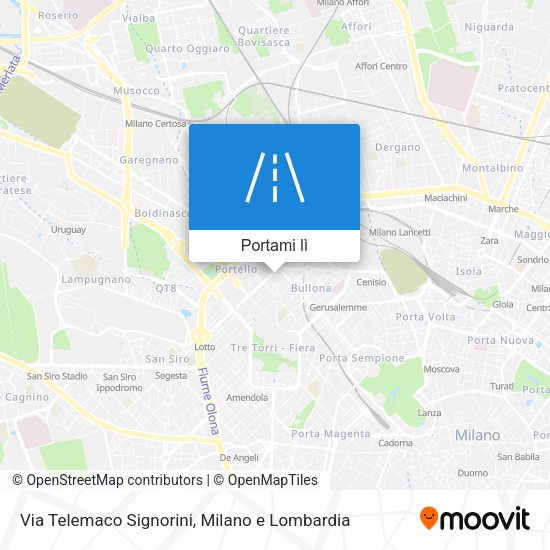 Mappa Via Telemaco Signorini