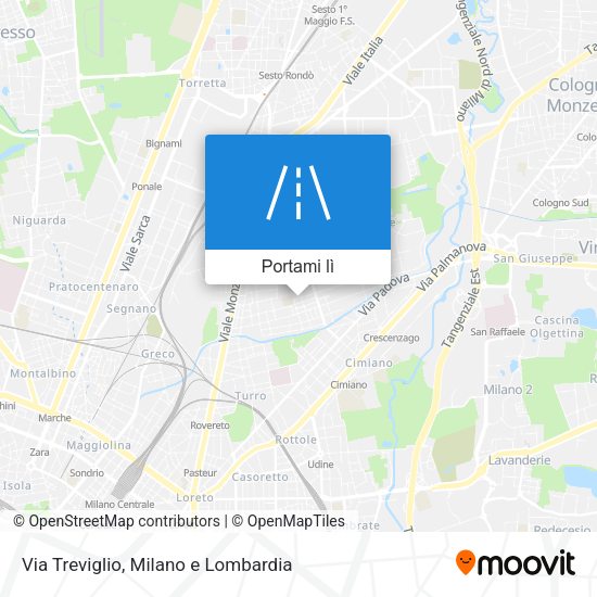 Mappa Via Treviglio