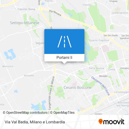 Mappa Via Val Badia