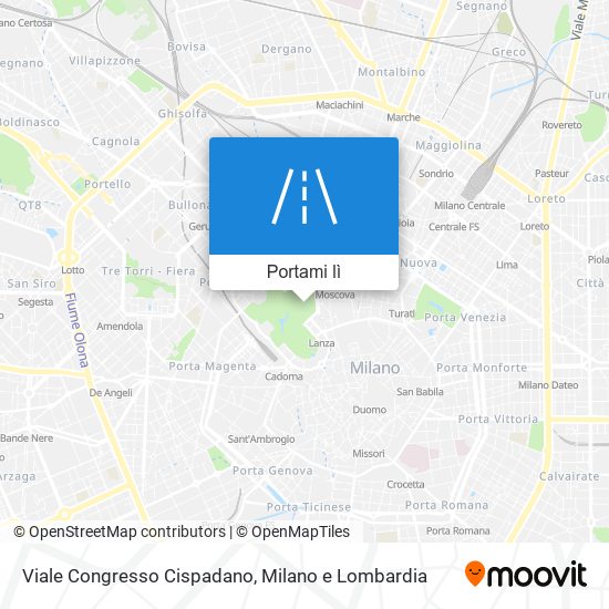 Mappa Viale Congresso Cispadano