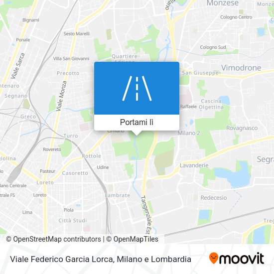 Mappa Viale Federico Garcia Lorca