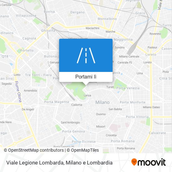 Mappa Viale Legione Lombarda