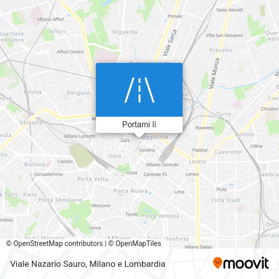 Mappa Viale Nazario Sauro