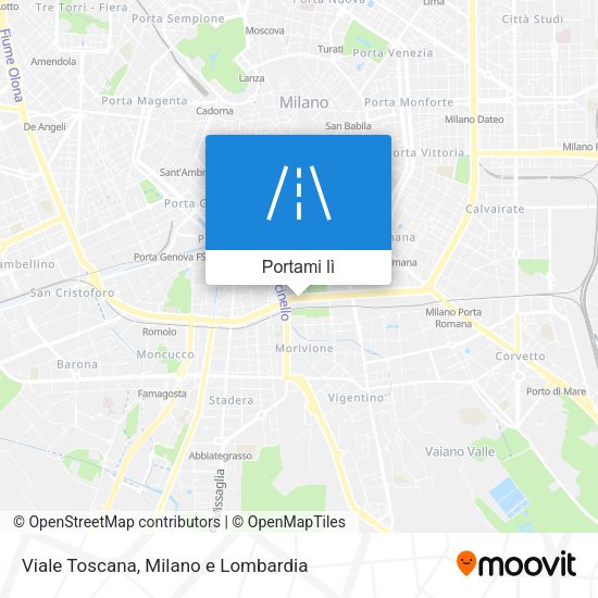 Mappa Viale Toscana