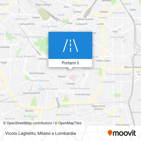 Mappa Vicolo Laghetto