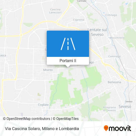 Mappa Via Cascina Solaro