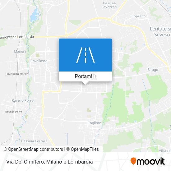 Mappa Via Del Cimitero