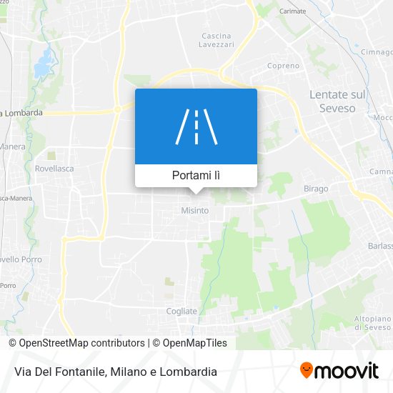 Mappa Via Del Fontanile