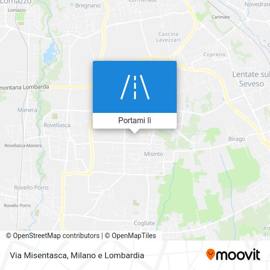 Mappa Via Misentasca