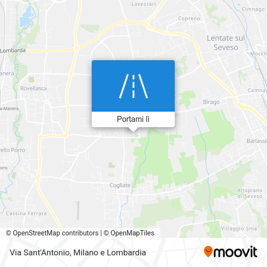 Mappa Via Sant'Antonio