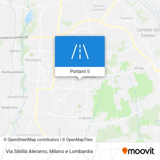 Mappa Via Sibilla Aleramo