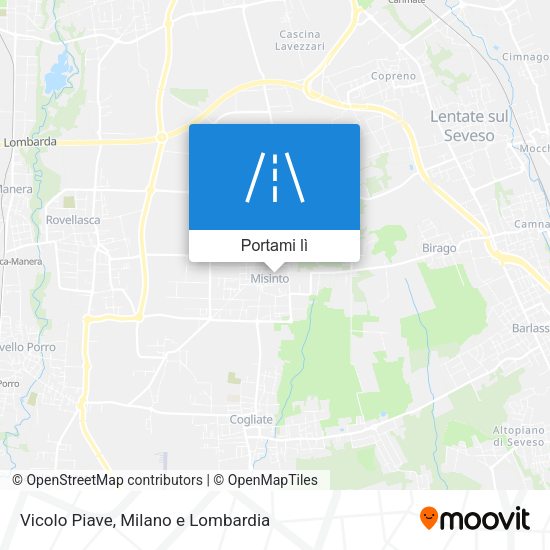 Mappa Vicolo Piave