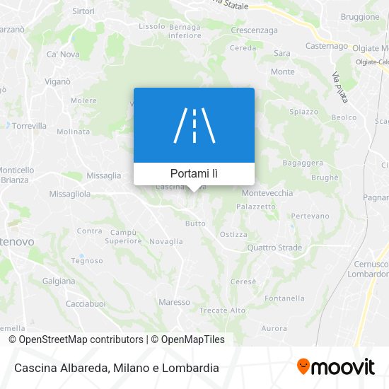 Mappa Cascina Albareda
