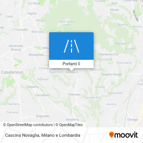 Mappa Cascina Novaglia